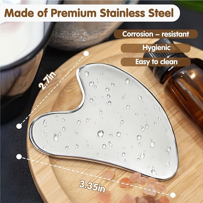 AVENU. Premium Stainless Steel Gua-Sha