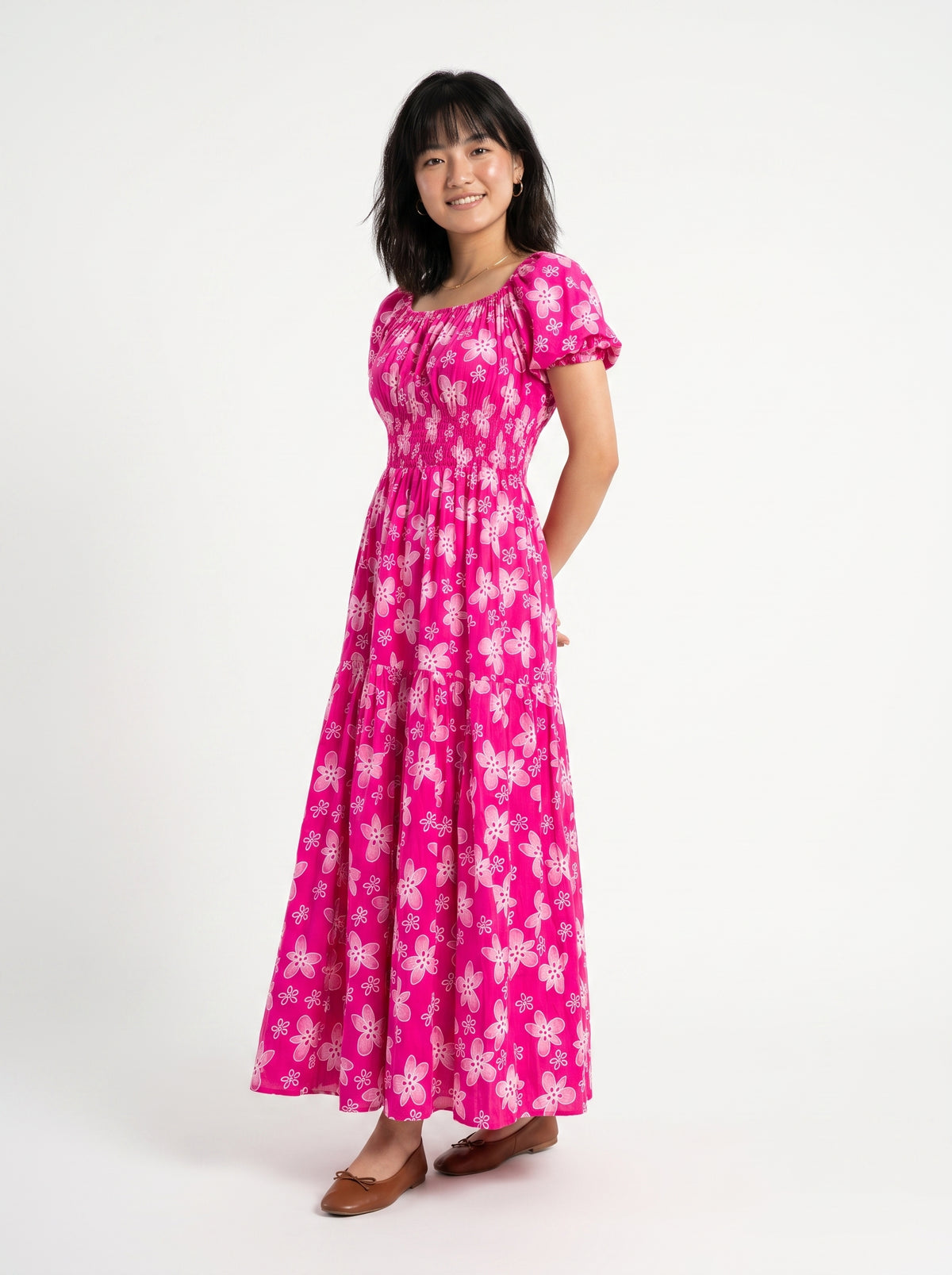 AVENU. Fuchsia Bloom Dress