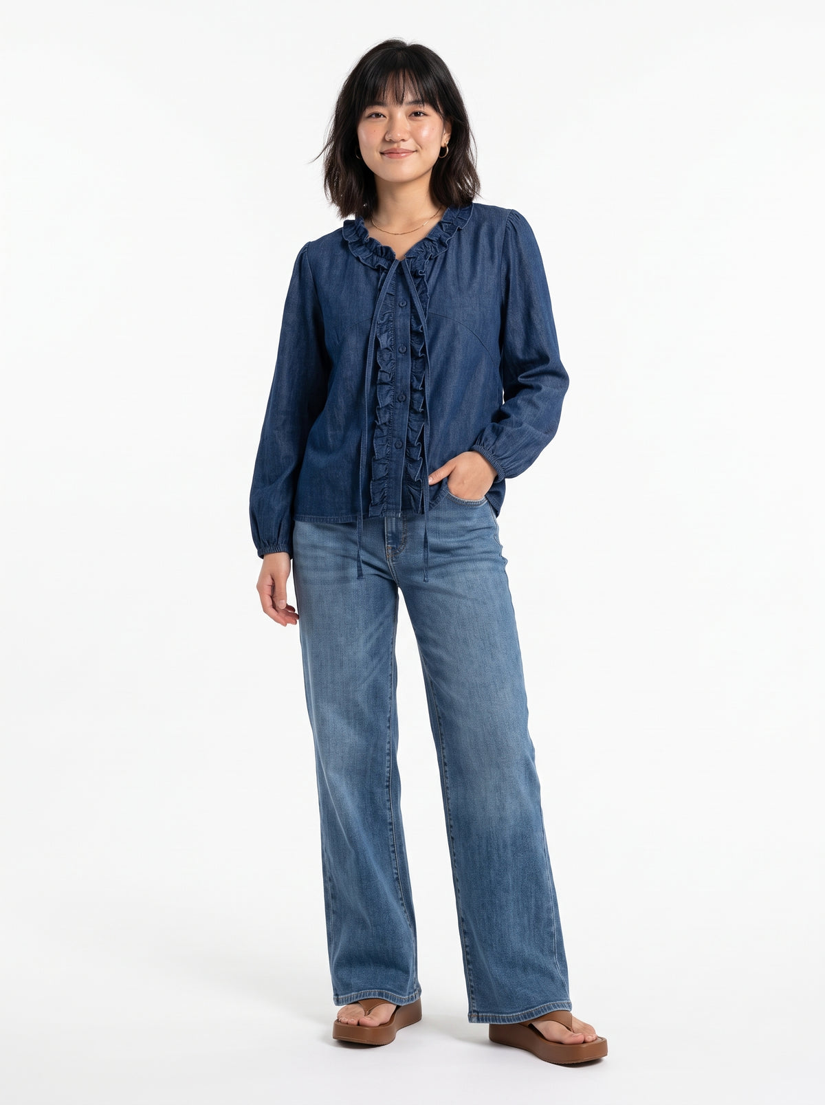 The Colette Ruffled Shirt