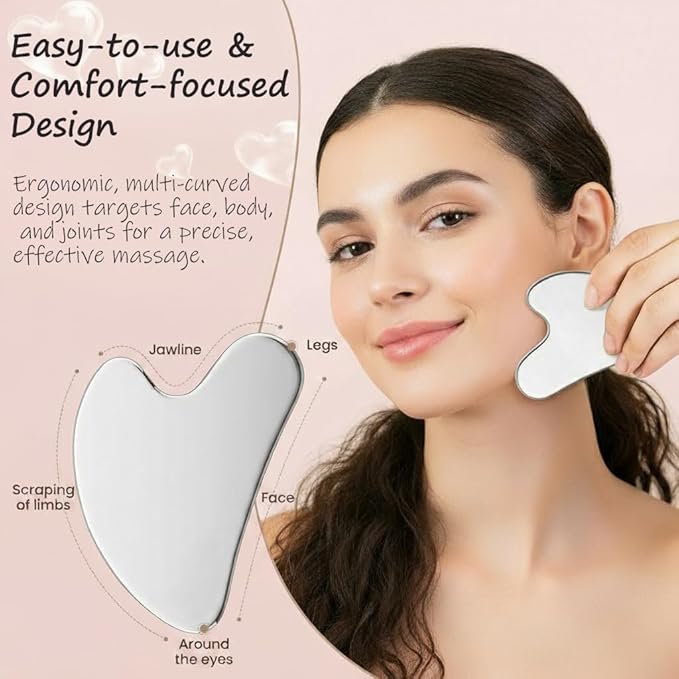 AVENU. Premium Stainless Steel Gua-Sha