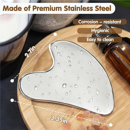 AVENU. Premium Stainless Steel Gua-Sha