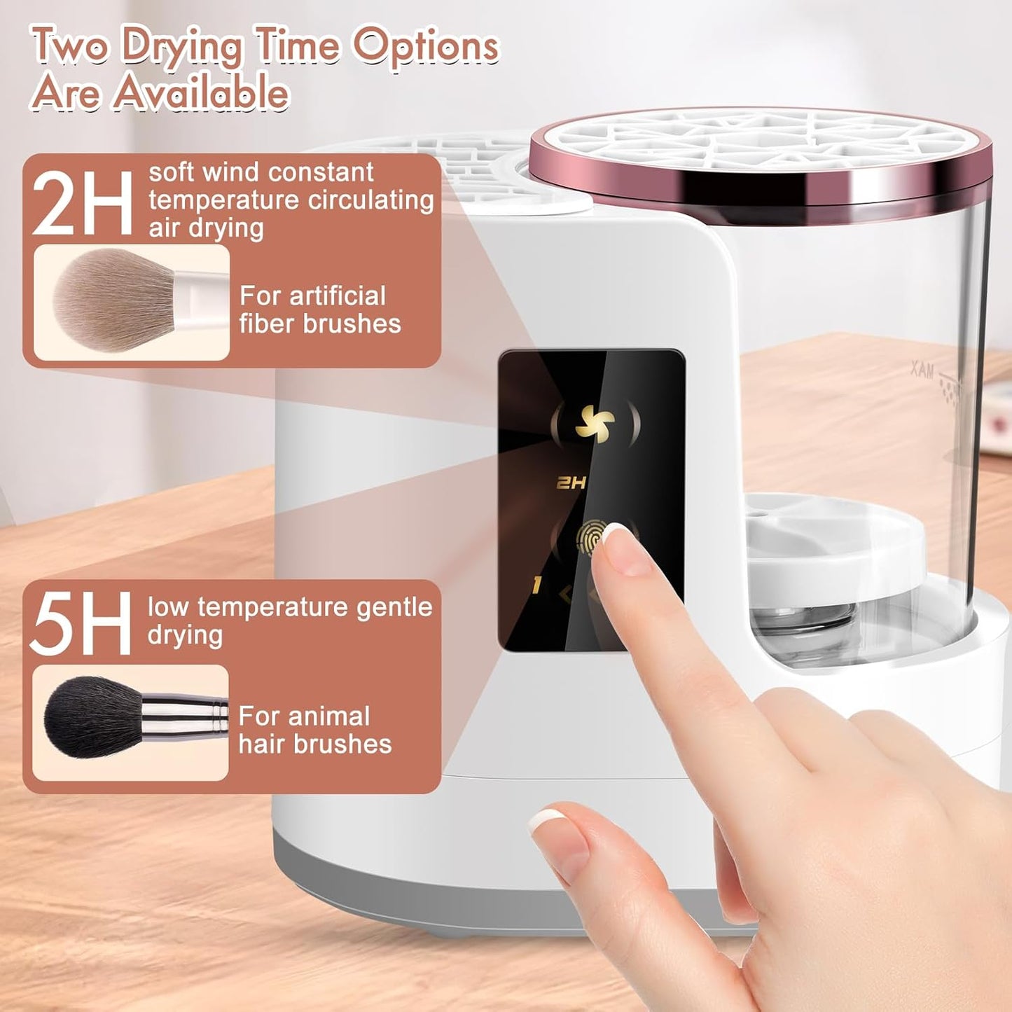 AVENU 2-in-1 Brush Cleanser & Dryer