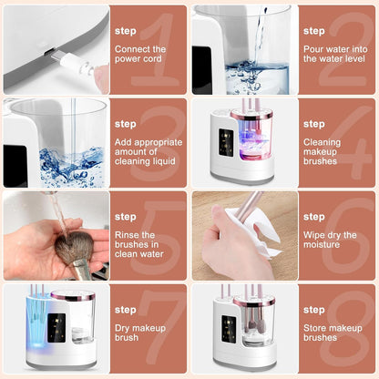 AVENU 2-in-1 Brush Cleanser & Dryer