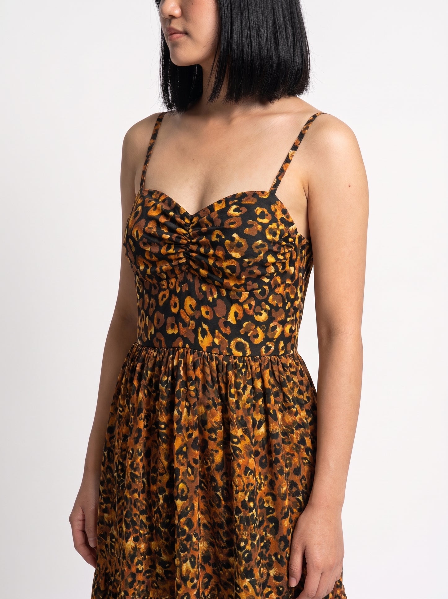 AVENU. LEOPARD-MAXI DRESS