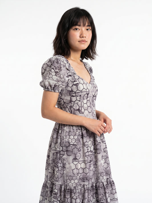 AVENU. GRID-DRESS