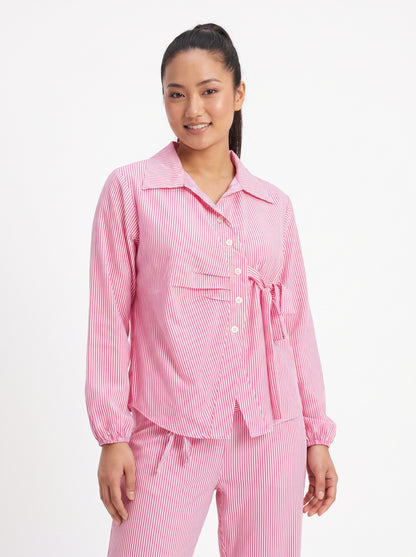 AVENU. PINK STRIPE-SET