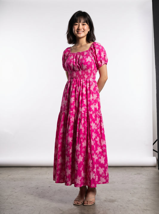 AVENU. Fuchsia Bloom Dress