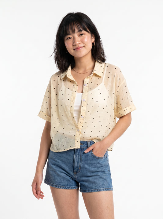 AVENU. CAMI-SHIRT - Half with Cami Top