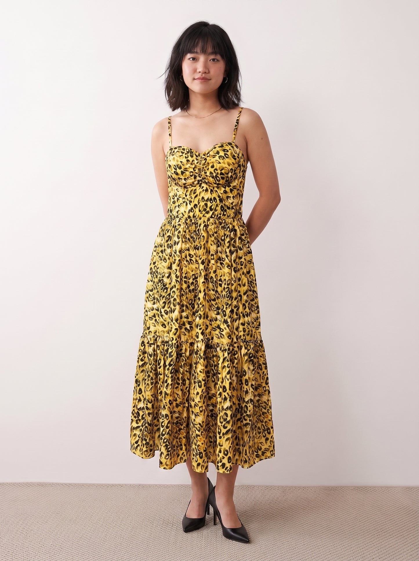 AVENU. LEOPARD-MAXI DRESS
