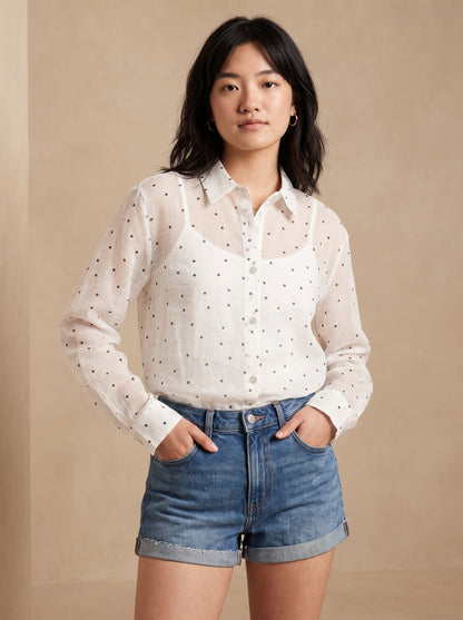 AVENU. CAMI-SHIRT 2 with Cami Top