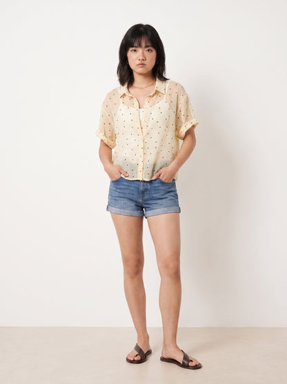 AVENU. CAMI-SHIRT - Half with Cami Top
