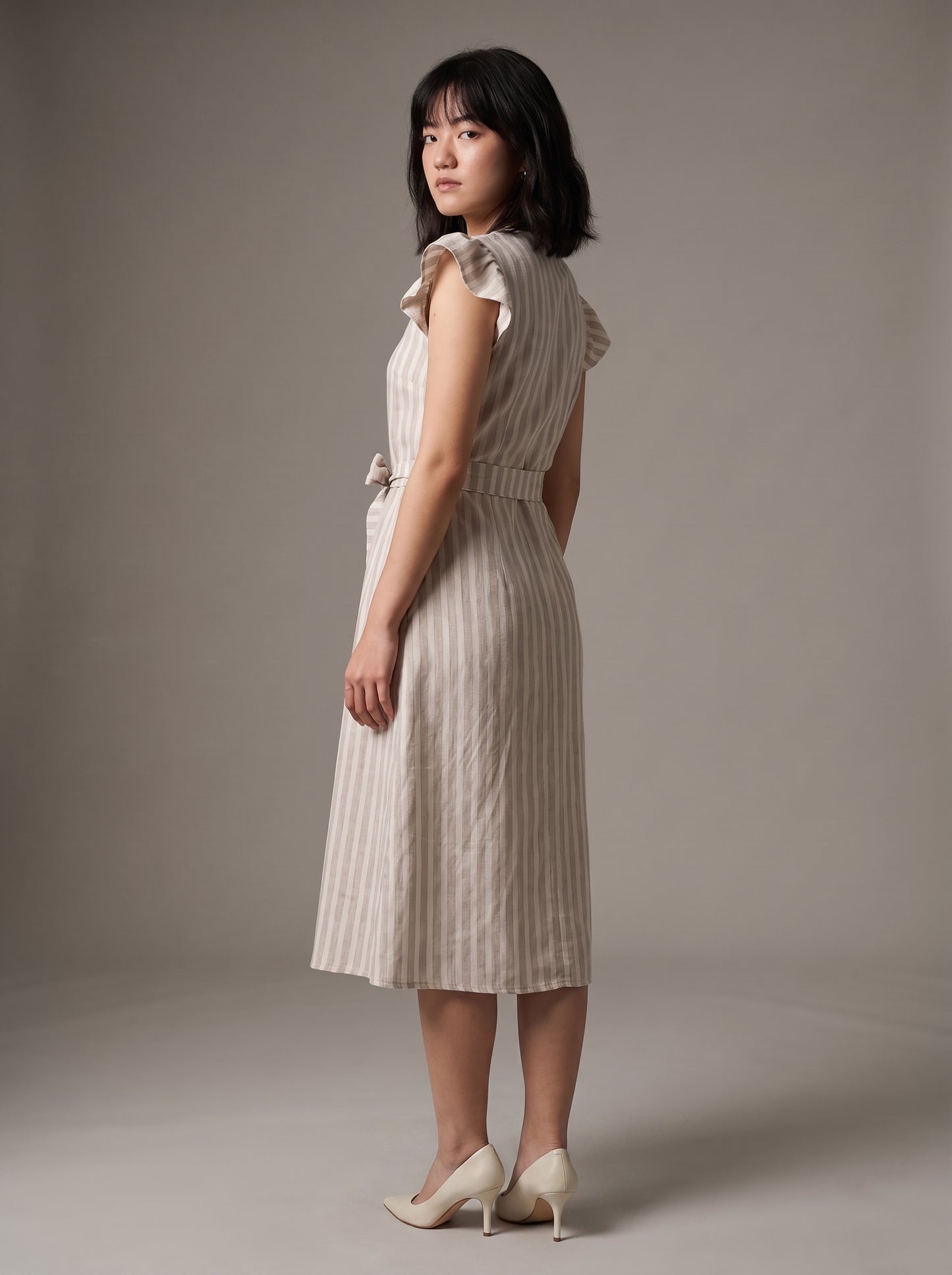AVENU. STRIP-MIDI Dress